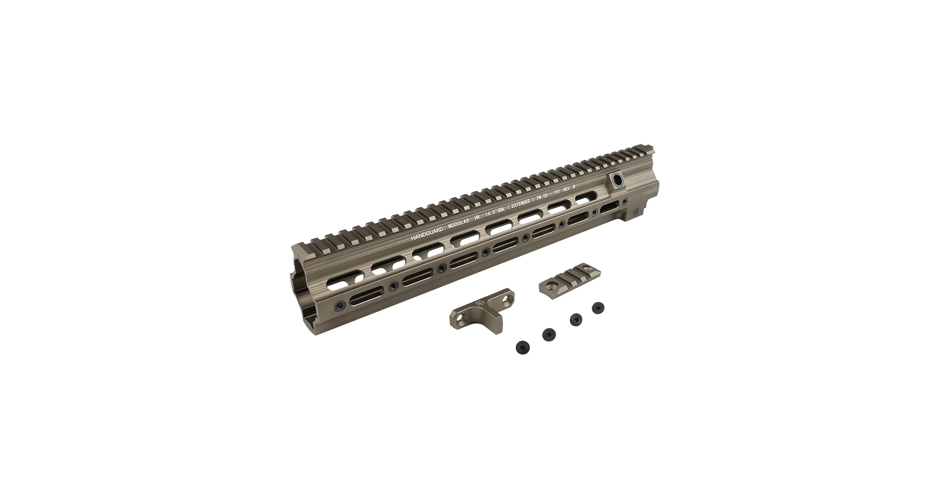 東京マルイ HK416 ガイズリー ハンドガード FDE krylon塗装 Airsoft Artisan 東京マルイ次世代HK416電動ガン用 GEISSELE